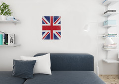 Flags Union Jack British Union Flag Royal Union United Kingdom Distressed Textur