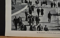 Antique Art Print Chicago Worlds Fair Northerly Island 1933 American History