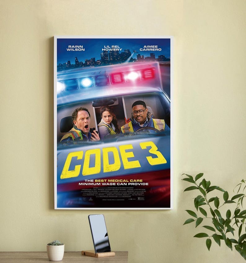 Code 3 (2025) Movie Poster – High Quality Movie Poster – Wall Art – Home Decor
