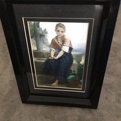 Framed Art Print Girl Moody Photo Picture Gallery Wall Decor Small Black Frame