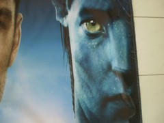 Avatar BANNER Movie Poster 3x5ft. print huge Rare art decor 2009 James Camero
