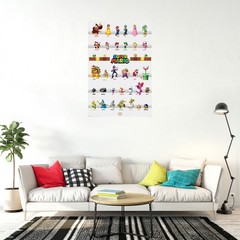 Super Mario – Gaming Poster (Character Parade – All Characters) (Size: 24″ x 36″