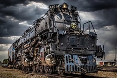 Union Pacific Big Boy Steam Locomotive (Dark Clouds) POSTER 24 X 36 Inches Nice!