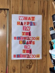 24.5×16.5″ Canvas Bathroom Wall Art