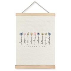Supwhd Fruit of the Spirit Wall Art with 16″L x 12″W,