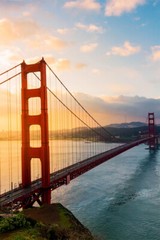 Golden Gate Bridge San Francisco Travel Landscape Wall Art Home – POSTER 20×30