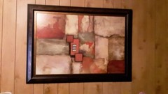 Beautiful Large Multicolor 44 in x 32 in Rectangular Wall Art