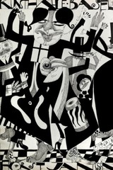 Horst Janssen Expo Basel 1966 Vintage Wall Art Home Decor – POSTER 20×30