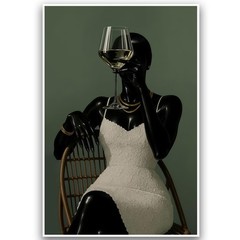 African American Poster Black Woman Poster Black Girl Art Bar Artwork Trendy …