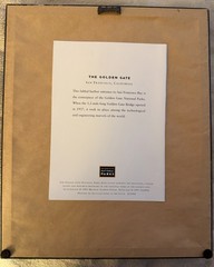 Golden Gate National Parks Framed Art 8×10 Black Wood Frame Wall Decor
