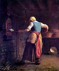 Woman Baking Bread – Jean-François Millet | Giclee Canvas | Canvas Classics