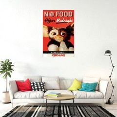 Gremlins – Movie Poster (Gizmo – No Food After Midnight – Never Ever) (24 x 36″)