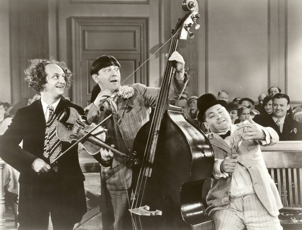 The Three Stooges Larry Moe Curly Music Art Photo 11×14 or 16×20