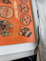 Creepy Co Beistle Halloween Lithograph Numbered Dead Stock Rare Vintage Style