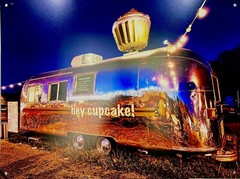 ‘Hey Cupcake’ Austin Food Truck Acrylic Print w/ Stand-off & Plexiglass 40 X 30