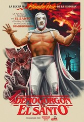 13220.Wall Decor Poster.Interior.Vintage Demogorgon El Santo Mexican Wrestling