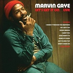 Marvin Gaye Lets get it On Album Cover Poster Print 12 x 12