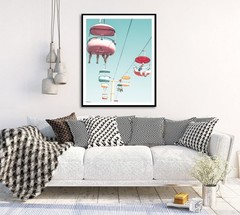 Beach Ocean Relaxing Wall Art Poster Print BA250-65_0