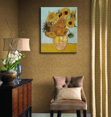 Vincent Van Gogh Sunflower Canvas Wall Art Framed Floral Oil Painting Print Home