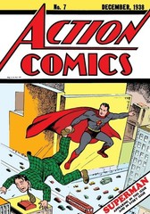 ACTION COMICS #7 COMIC BOOK COVER Poster print 11″x17″ inches