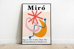 Joan Miro 1966 Exhibition Museum Retro Vintage Wall Art Poster Print
