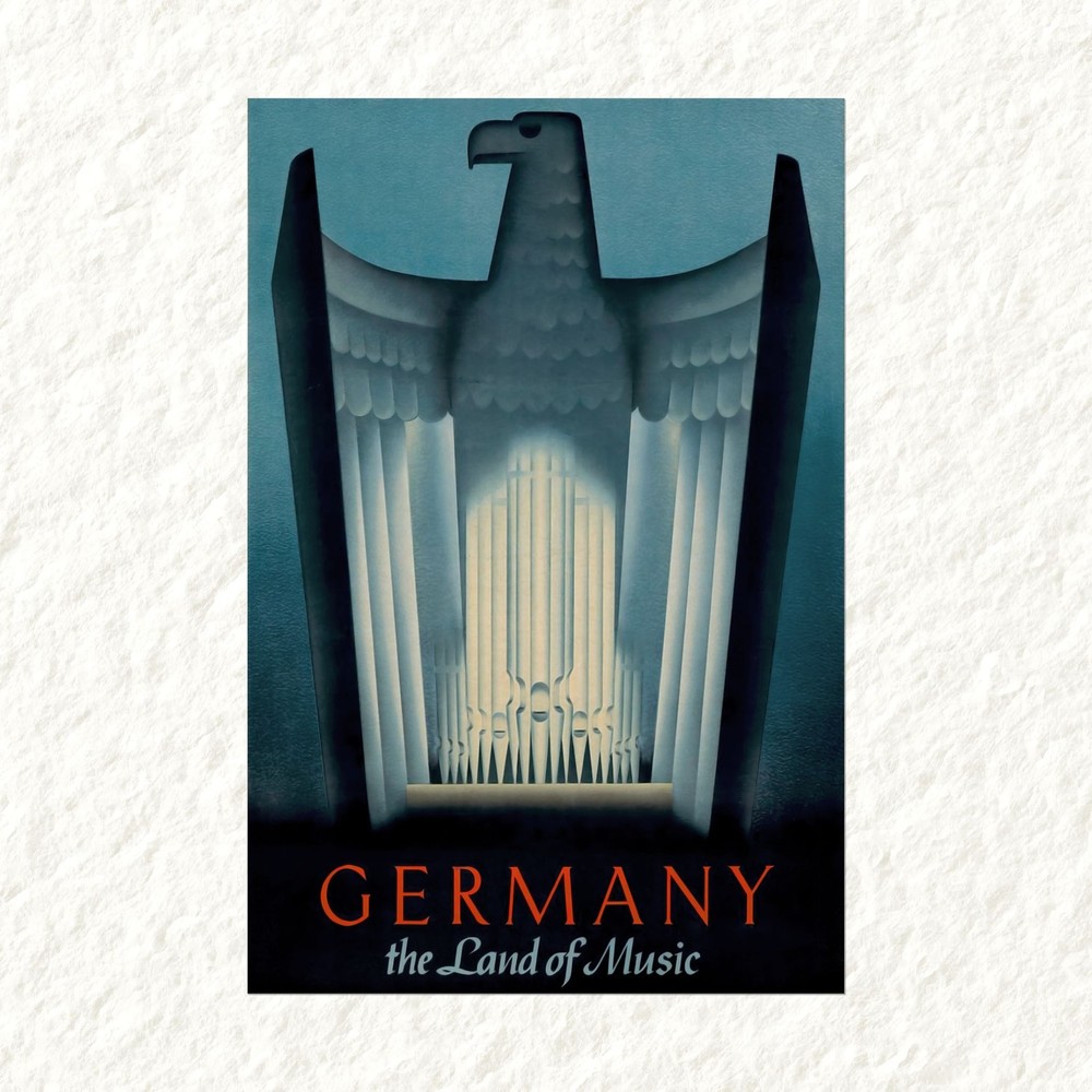 «Germany – The Land of Music» by Lothar Heinemann, 1937 (Fine Art Poster)