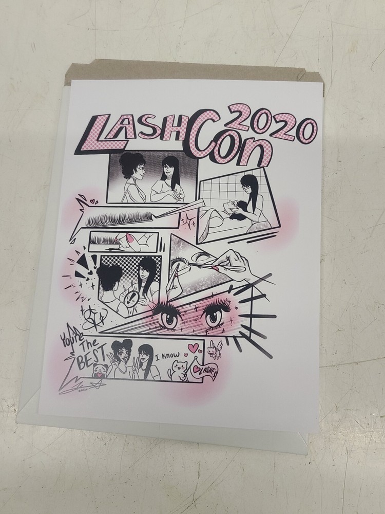 Lash Con 2020 Fashion Pink Poster Wall Art Prints Home Decor