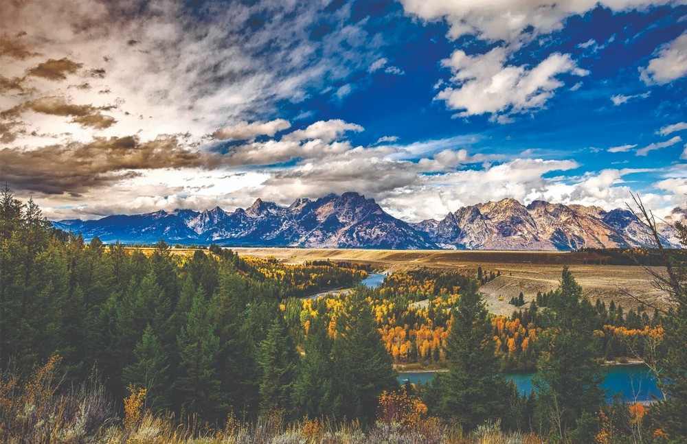 Grand Teton National Park Full-Color Poster/Print High Quality