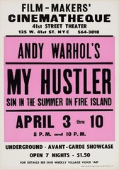 My Hustler 1965 27″x40″ One Sheet Size Poster Movie Andy Warhol Promotional