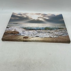Sunshine Waves Aijuyuan Li Sea View Landscape Canvas Panting Size 12X16 Inch