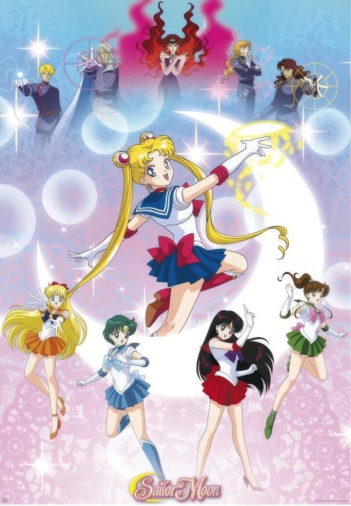 Anime Sailor Moon & Friends Moonlight Power POSTER PRINT 16″x24″ wall art