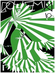 Fashion Decor Poster. Fine Graphic Home Art Design. Bohemia Green & White. 2654