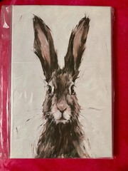 Rabbit Canvas Wall Art Framed Decorative Print 12H x 8W Vertical Animals
