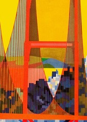 1950’s San Francisco TWA Vintage Style Travel Poster – 24×36