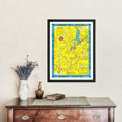 Old Map of Grand Teton National Park, WY 1947 – Vintage Gran