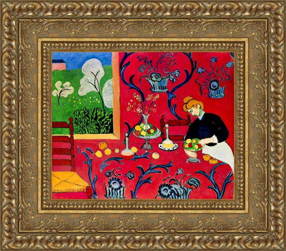 Henri Matisse: Harmony in Red | Framed Canvas Reproduction