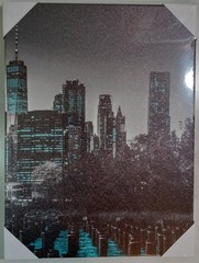 -3 Panel- NewYork City Panoramic Skyline Canvas Wall Art (12″ x 16″) NEW/SEALED