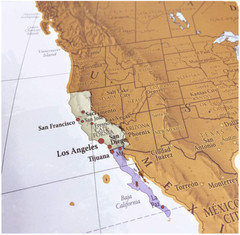 Scratch The World Travel Map – Scratch Off World Map Poster – X-Large 23 x 33