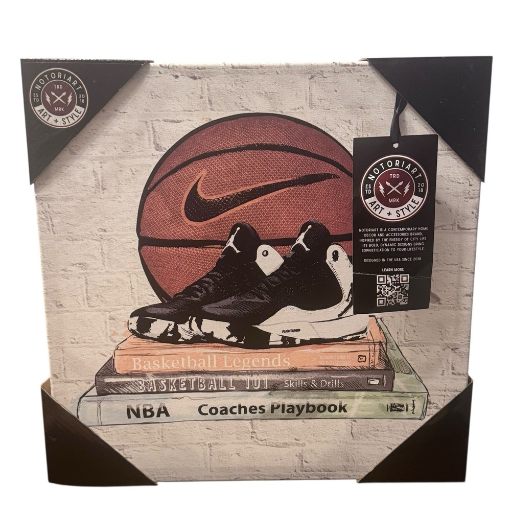 Nike 🏀 Air Jordan 🏀 Sneaker Canvas Art -NBA Legends, Basketball, NOTORIART