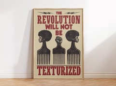 Black Hair Poster Afro Pick Print African American Modern Black Culture Wall Art