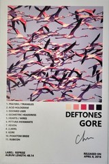 Deftones Wall Decor / Canvas Poster – 8x12in. Set of 9 / Frameless
