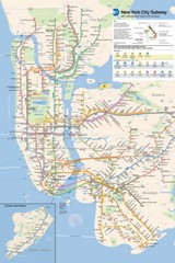 NYC New York City Subway Map Art Print Poster 12×18