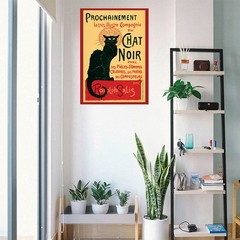 Le Chat Noir – Art Nouveau Advertising Poster (Montmartre, Paris) (24″ x 36″)