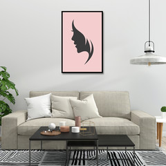 Printable Wall Art-Digital Download- Boho Woman Wall Art – Minimalist Art