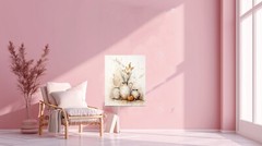 16×20 Anatasia Floral Canvas Print Wall Art