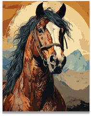 Horse Poster Art for Bedroom Horse Prints Wall Decor 11×14 Inches (Unframed)