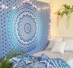 Mandala Tapestry Indian WallHanging Decor Bohemian Hippie Poster Bedspread Throw