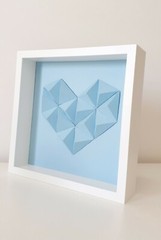 Origami Wall Art Display, Home Decor Frame