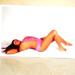Swimsuit Model Poster 12×18 Fashion Pin-Up Wall Art Photo Print Unframed Decor