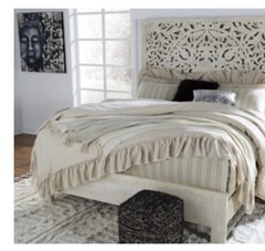Signature Design by Ashley Donar – Silver Finish Bouddha Abstract Wall Art 40”